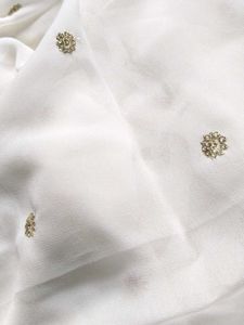 Elegant Off-White &amp; Gold Dupatta