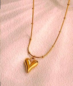 Anti-tarnish Simple Heart Pendant