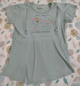 Cute Unicorn Graphic maternity Tee