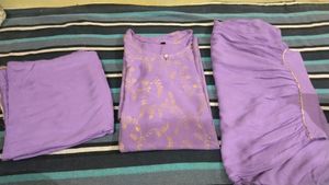 Kurti With Sarara & Dupatta