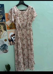 Vintage Inspired Floral Dress( Unused One)