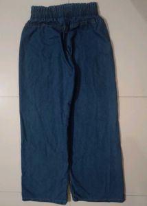Wide Leg Denim Jeans