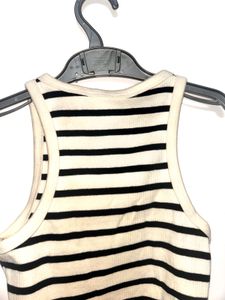 Striped Cropped Tank Top
