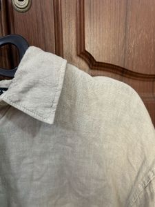 Zara Linen Blend Crop Top