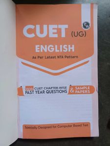 PW CUET (UG) ENGLISH LANGUAGE BOOK
