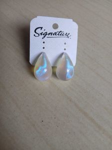 Iridescent Teardrop Earrings