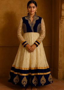 Women Collar Anarkali