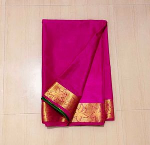 Pink Silk Saree