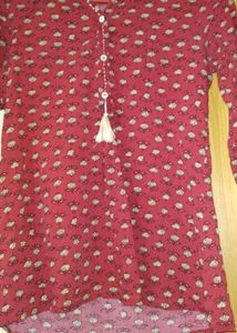 Floral Print Tunic Top