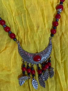 Necklace Red Color