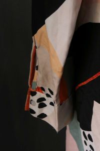 Abstract Print Dress