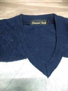 Striped Sleeveless Sweater Vest