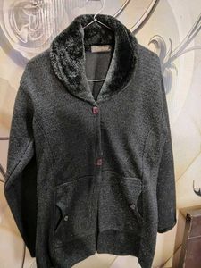 Grey Woolen Cardigan