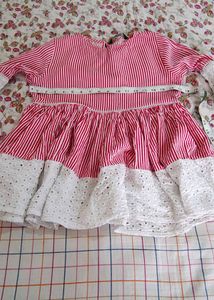 LA Zoire Peplum Top Size M
