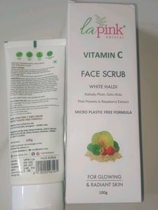 Lapink Facewash + Face Scrub Combo