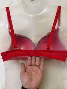 Red Lace Bra