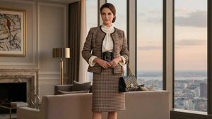 Houndstooth Coat