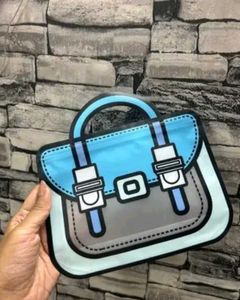 Cartoon Style Ziplock Bag Pouch With Stationary It