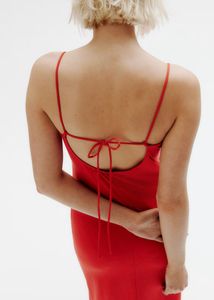Red Slip Dress