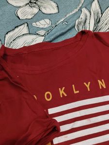 Crop Cotton Tshirt For Women