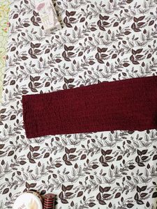 Maroon coquette top💋💄