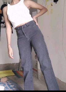 Grey Denim Jeans