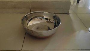 Unused Steel Kadai Copper Bottom Without Handle