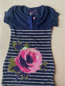 Girls dress rose sequins