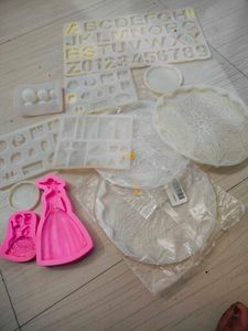 Silicone Craft Molds Bulk Lot