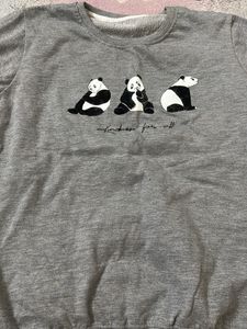 Panda Graphic Sweatshirt