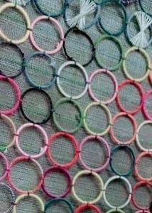 Bangles Curtain Made Of Wool