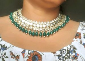 Green Kundan Jewelry Set