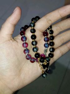 Beaded Charm Bracelets - Set of Two