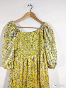Yellow Mini Dress