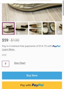 Coach Gold Loafers