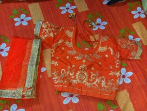 Orange Lehenga Choli For Women