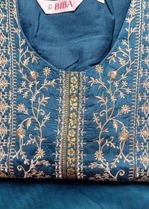 Biba Straight Kurti Bottom With Dupatta #biba