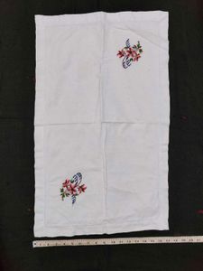 Floral Embroidered Pillow Covers (Set of 4)