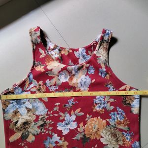 Floral Print Tank Top