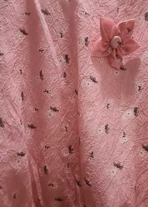 Pink Floral Print Top