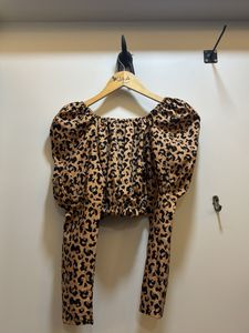 Animal Print Crop Top