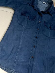Denim Long Sleeve Shirt