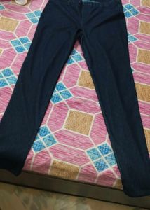 Women Navy Blue Jagging
