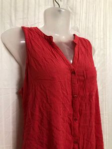 Ardene Pink Sleeveless Shirt Top