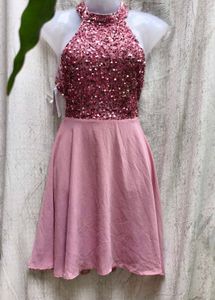 Sparkly Pink Party Dress