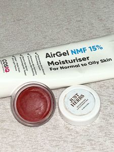 Cosiq Moisturiser &amp; Just Herbs Lip Cheek Tint