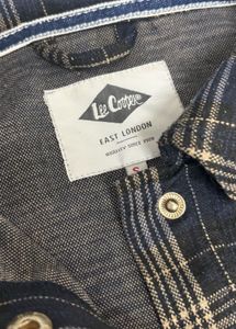 Lee Cooper Blue Plaid Shirt