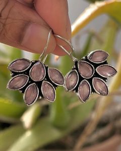 Stone Hook Earring