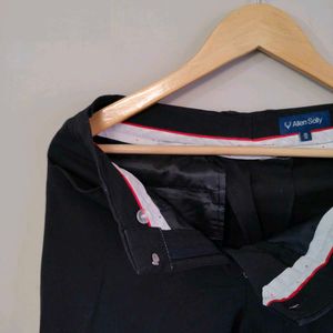 Allen Solly Black Formal Trousers