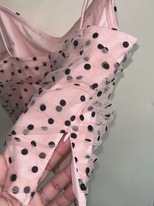 Polker Dot Top &amp; white Jean Combo